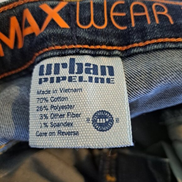 Urban Pipeline boys size 8 straight leg jeans, adjustable waist, New - Picture 9 of 10